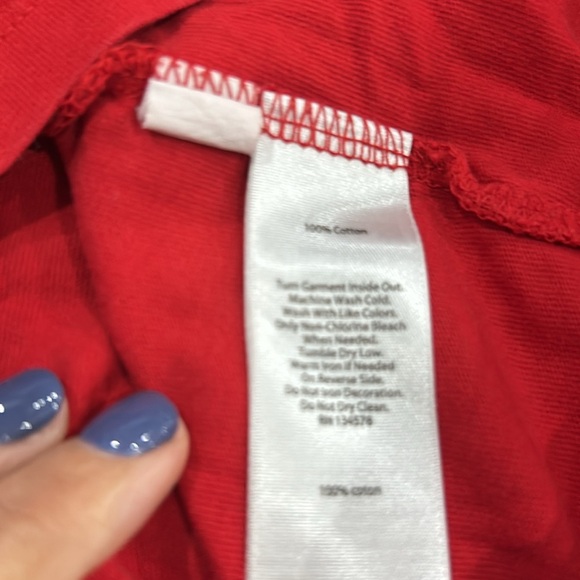 Boys‎ Vineyard Vines Red Long Sleeve Tee. Size M (12-14) (384) - Picture 8 of 8